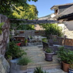 Outdoor seating and terrace