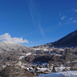 St Jean in the snow, from La Moussiere