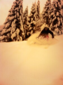 Deep powder at the Roc d'Enfer