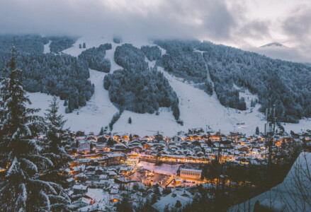Morzine at dusk