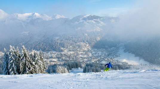 Morzine from Pleney