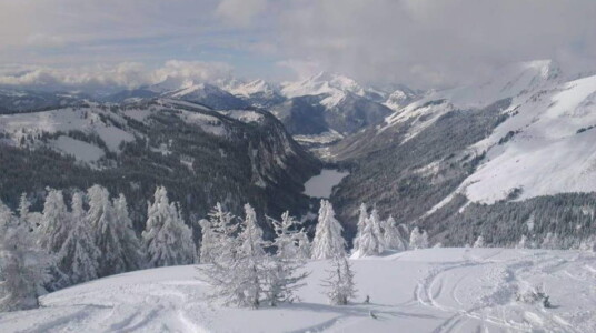 Lac Montriond from Avoriaz